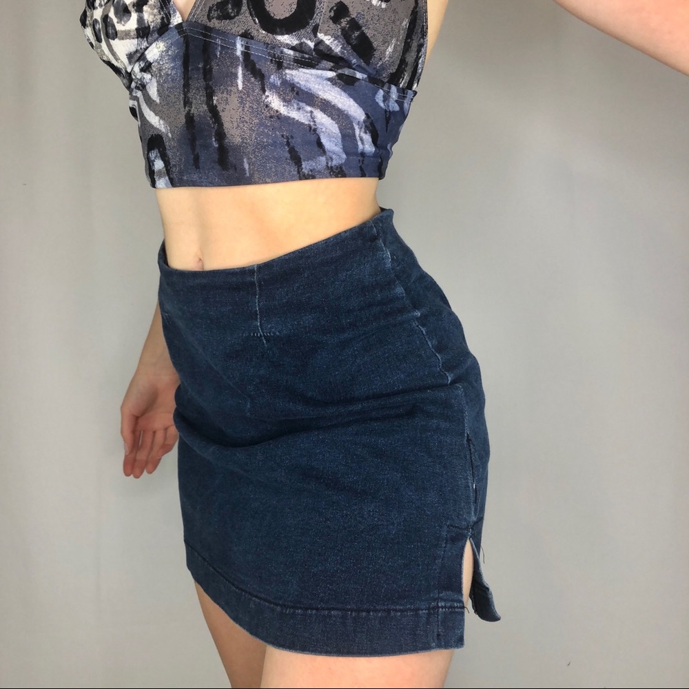 90s Le Chateau mini skirt
